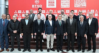BTSO, Özbekistan Büyükelçisi Khaydarov'u ağırladı