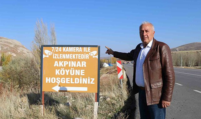 Bu köy 7 gün 24 saat kamerayla izleniyor