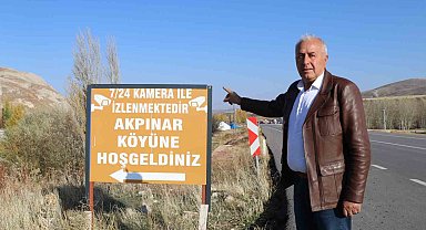 Bu köy 7 gün 24 saat kamerayla izleniyor