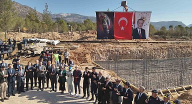 Bucakkışla'da jandarma karakolu hizmet binasının temeli törenle atıldı