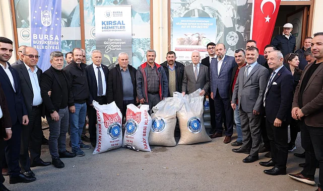 Bursa Büyükşehir'den hayvancılığa güçlü destek