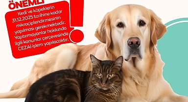 Bursa İnegöl'de evde kedi-köpek besleyenlere mikroçip uyarısı