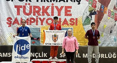 Bursa İnegöl'e spor tırmanışta Türkiye dereceleri