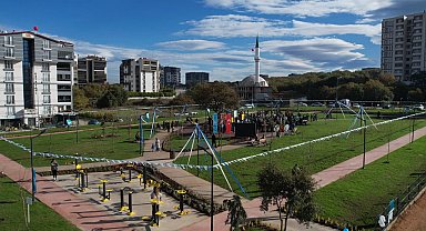 Bursa Nilüfer'de Kardelen Parkı ve Koşu Yolu açıldı
