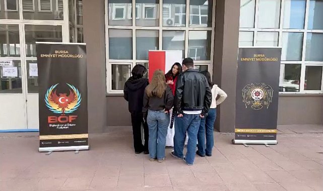 Bursa polisi, okul okul gezerek öğrencileri bilgilendirdi