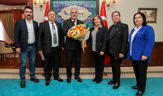 Bursa Valisi Ayyıldız'a TÜED Uludağ Şubesi'nden nezaket