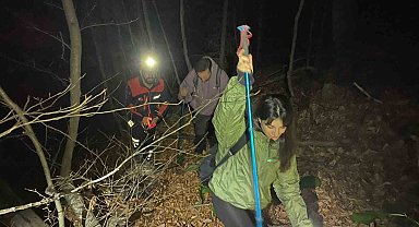 Bursa'da Saitabat Şelalesi'nde kaybolan iki kişi kurtarıldı