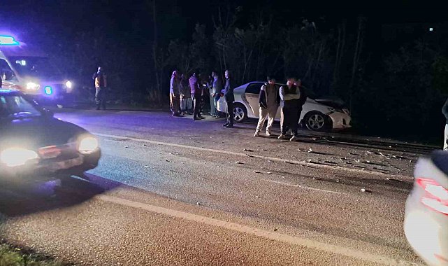 Bursa'da tır ile otomobil çarpıştı: 1 yaralı