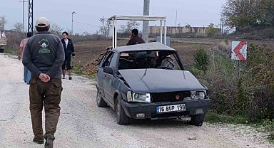 Bursa'da trafik kazası: 1 ölü, 2 yaralı