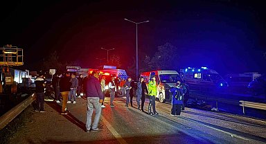 Bursa'da zincirleme kaza: 1 ölü, 13 yaralı