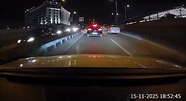 Bursa'da zincirleme kaza kameraya yansıdı