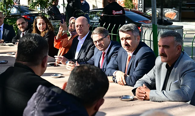 Bursa'da Başkan Yılmaz Vakıf Mahallesi'nde vatandaşlarla buluştu