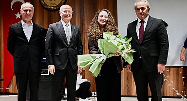 Bursa'da Davut Gürkan'ın mezun olduğu okulda anlamlı buluşma