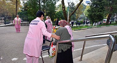 Bursa'da huzurevinde deprem ve yangın tatbikatı