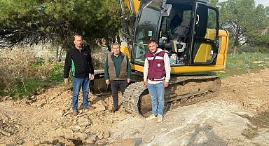 Burunköy'de yangın yolları açılıyor