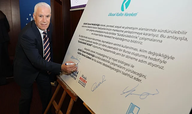 BUSKİ'de kurumsal dönüşüme tarihi adım