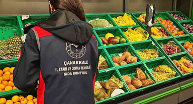 Çanakkale'de gıda denetimi