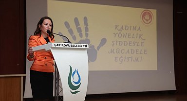 Çayırova'da kadına yönelik şiddetle mücadele eğitimi