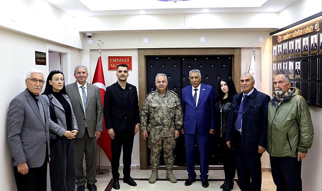 CHP Iğdır İl Başkanı Nizamettin Ada'dan Emniyet Müdürü Turgay'a ziyaret