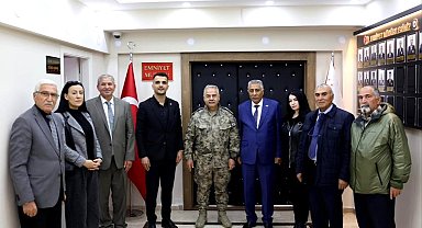 CHP Iğdır İl Başkanı Nizamettin Ada'dan Emniyet Müdürü Turgay'a ziyaret