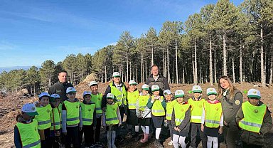 Çineli öğrencilere orman faaliyetleri anlatıldı