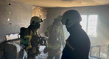 Çocuklar sobayı devirdi, facianın eşiğinden dönüldü