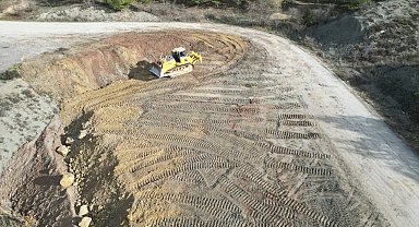 Çomar Barajında 2. etap yol genişletme çalışmaları başladı