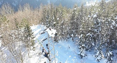 Çoruh EDAŞ, zorlu kış şartlarına karşı sahada önlemlerini aldı