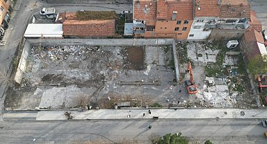 Çorum Belediyesi o alanı otoparka çeviriyor