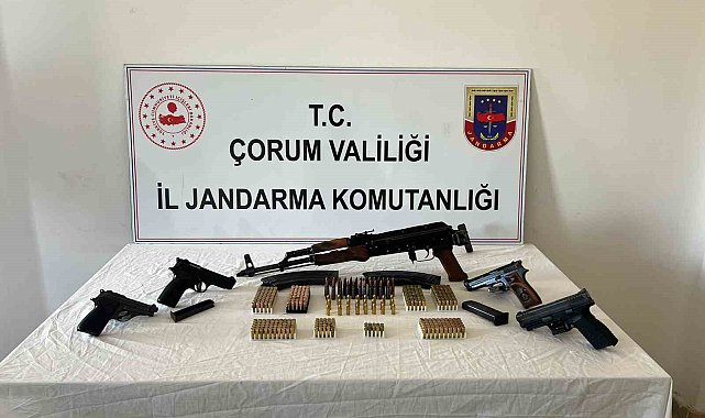 Çorum'da kaçak silah operasyonu: 1 kişi tutuklandı