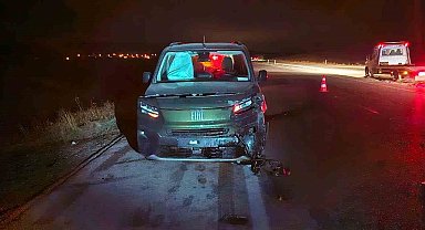 Çorum'da yola çıkan dana kazaya neden oldu: 3 yaralı