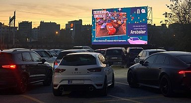 CSO Ada Ankara'da arabalı sinema keyfi