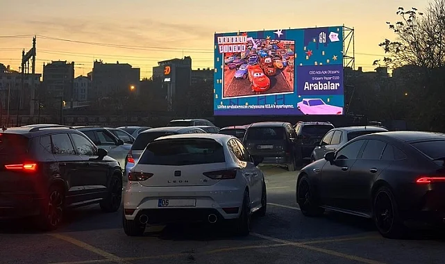 CSO Ada Ankara'da arabalı sinema keyfi