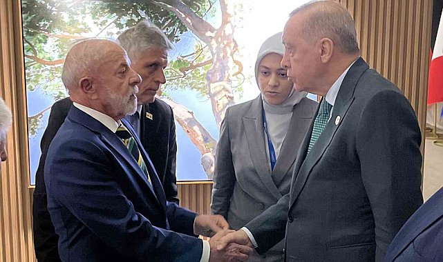Cumhurbaşkanı Erdoğan, Brezilya Devlet Başkanı Silva ile görüştü