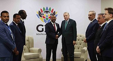 Cumhurbaşkanı Erdoğan, Etiyopya Başbakanı Ali'yi kabul etti