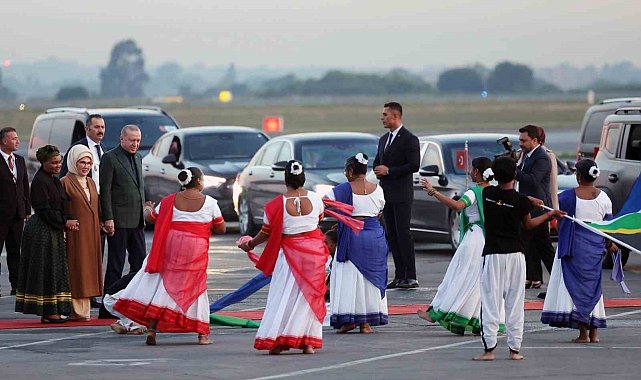 Cumhurbaşkanı Erdoğan, G20 Liderler Zirvesi için Güney Afrika'ya geldi