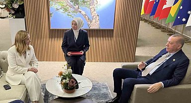 Cumhurbaşkanı Erdoğan, İtalya Başbakanı Meloni'yi kabul etti