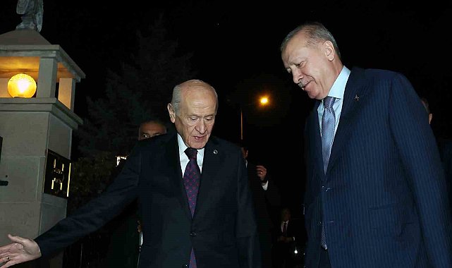 Cumhurbaşkanı Erdoğan, MHP Lideri Bahçeli ile bir araya geldi