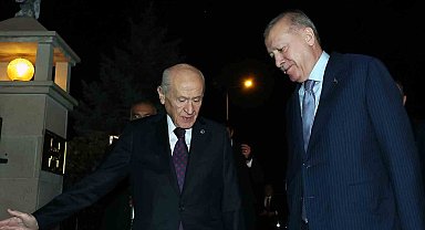 Cumhurbaşkanı Erdoğan, MHP Lideri Bahçeli ile bir araya geldi
