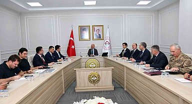 Cumhurbaşkanı Erdoğan'ın Adıyaman ziyareti öncesi güvenlik toplantısı yapıldı