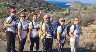 Datça'dan Knidos'a doğa yürüyüşü yapıldı