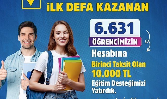 DBB'den üniversiteyi ilk kez kazanan 6 bin 631 öğrenciye eğitim desteği