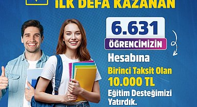 DBB'den üniversiteyi ilk kez kazanan 6 bin 631 öğrenciye eğitim desteği