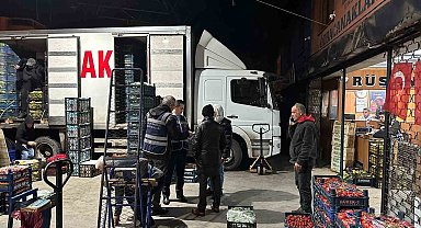 Defterdarlıktan Zonguldak Hali'ne şafak denetimi