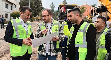 Denizli Kınıklı'da yol konforu artıyor