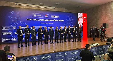 Denizli OSB, OSB'nin Yıldızlarında ödüllendirildi