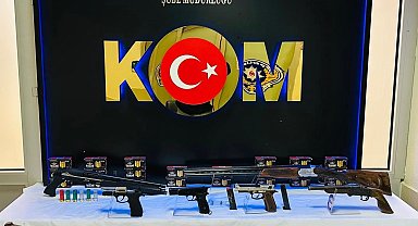 Denizli'de kaçak silah operasyonu