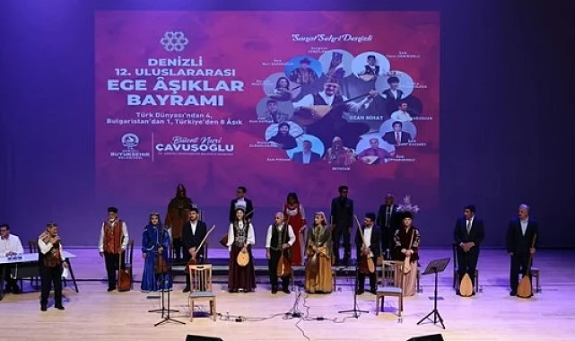Denizli'de Aşıklar Bayramı kültür şölenine dönüştü