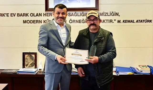 Denizli'de Başkan Çavuşoğlu'ndan kahraman sürücüye teşekkür