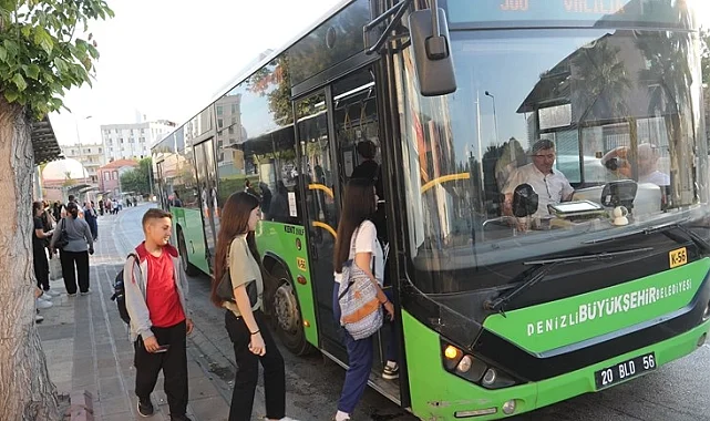 Denizli'de ulaşım desteği başvurularında son hafta